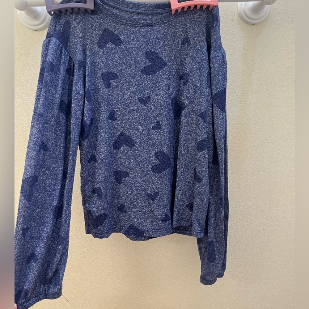 GIRLS M 7/8 CAT & JACK LONG SLEEVE TEE